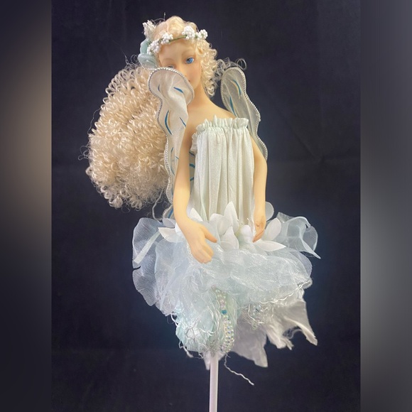 GANZ  Fairy Doll Figurine with Stand Curly Hair - Picture 5 of 7